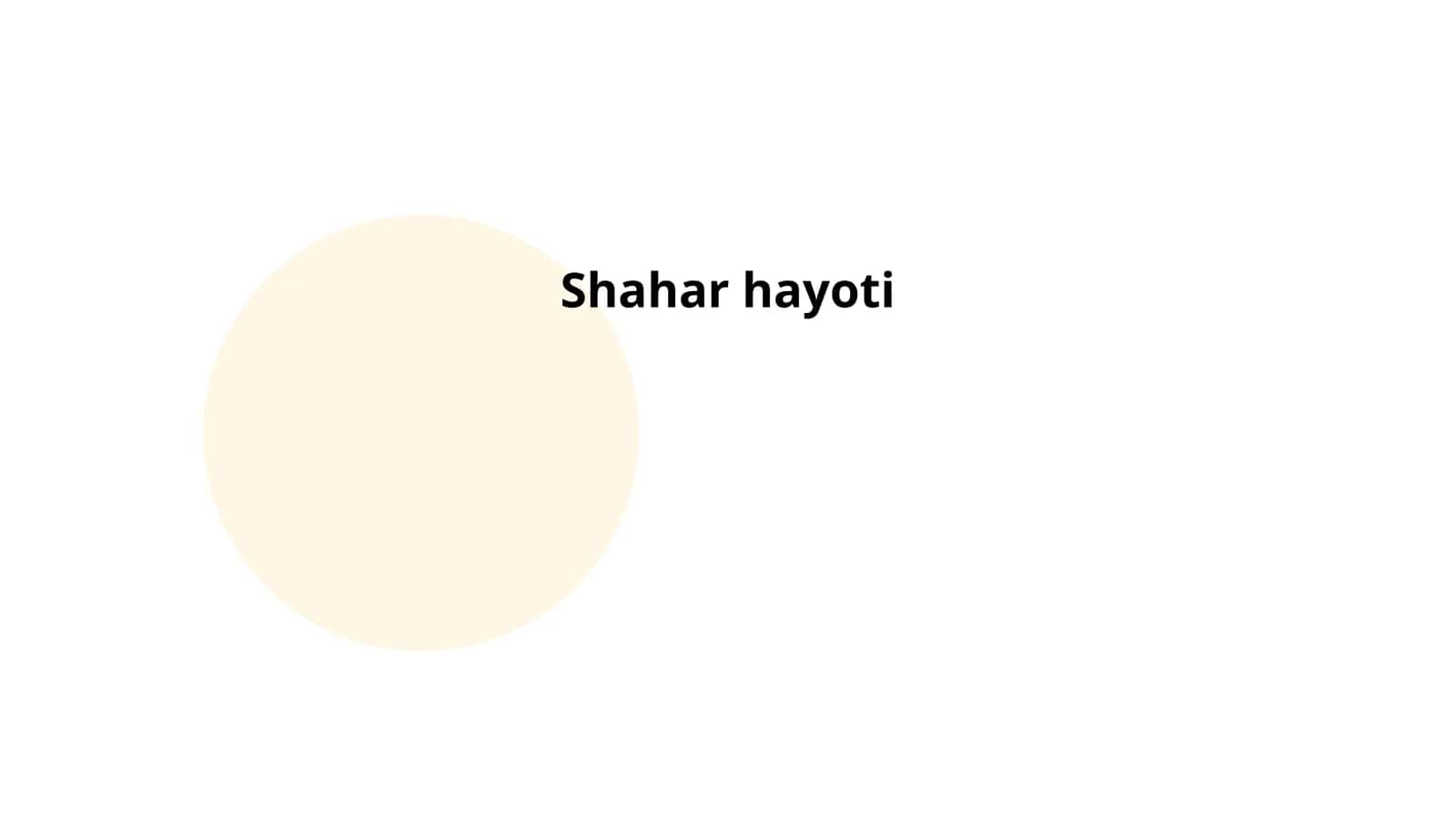 Shahar Hayoti