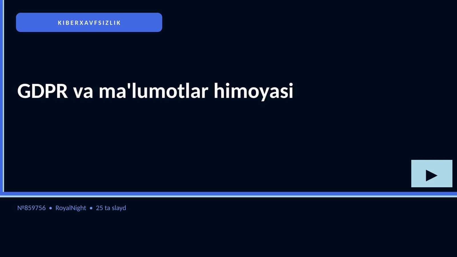KIBERXAVFSIZLIK