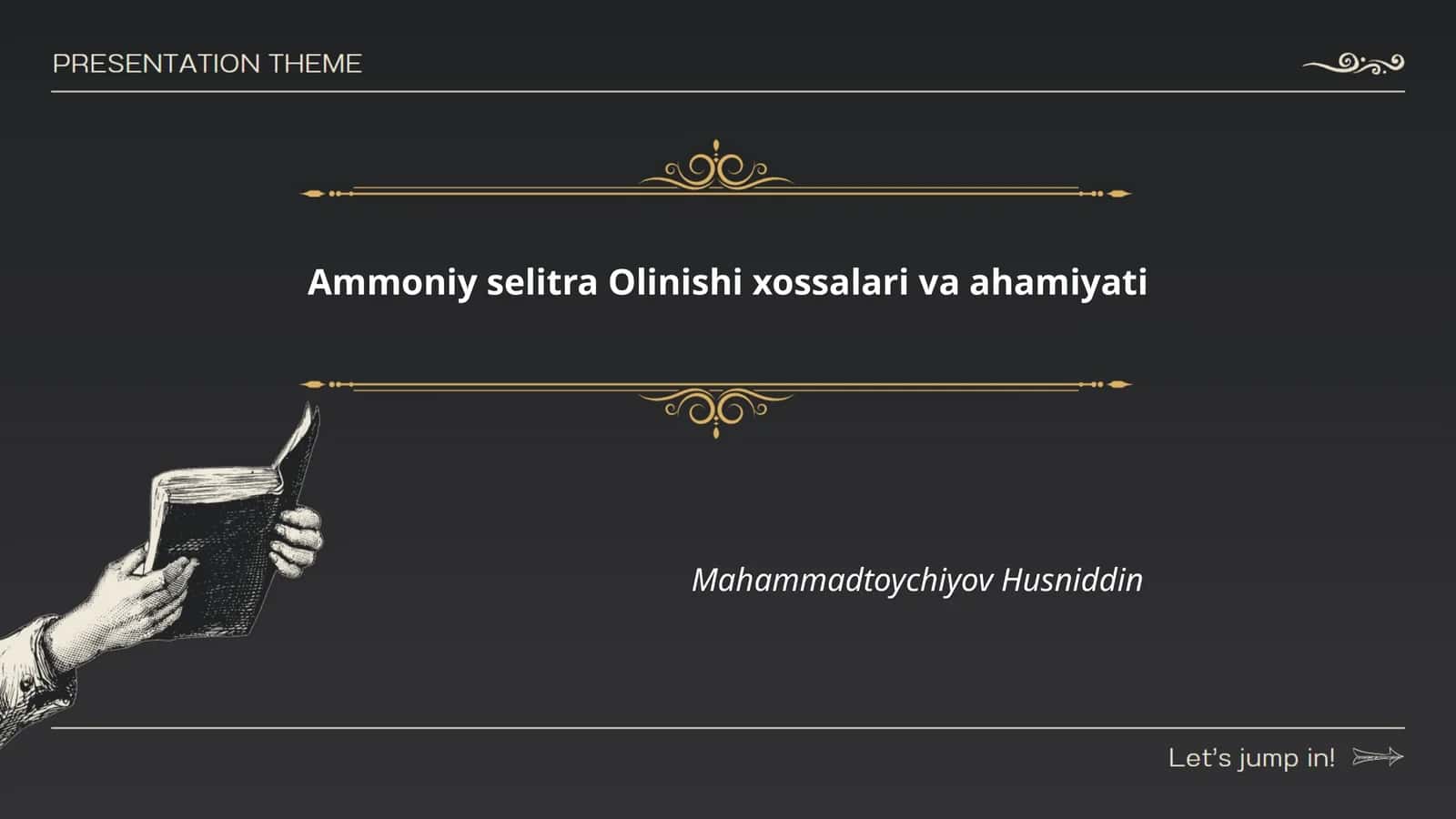 Ammoniy selitra Olinishi xossalari va ahamiyati