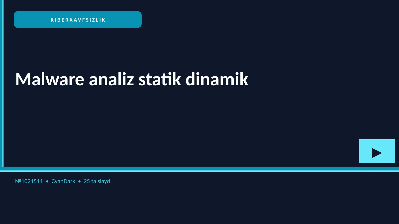 KIBERXAVFSIZLIK