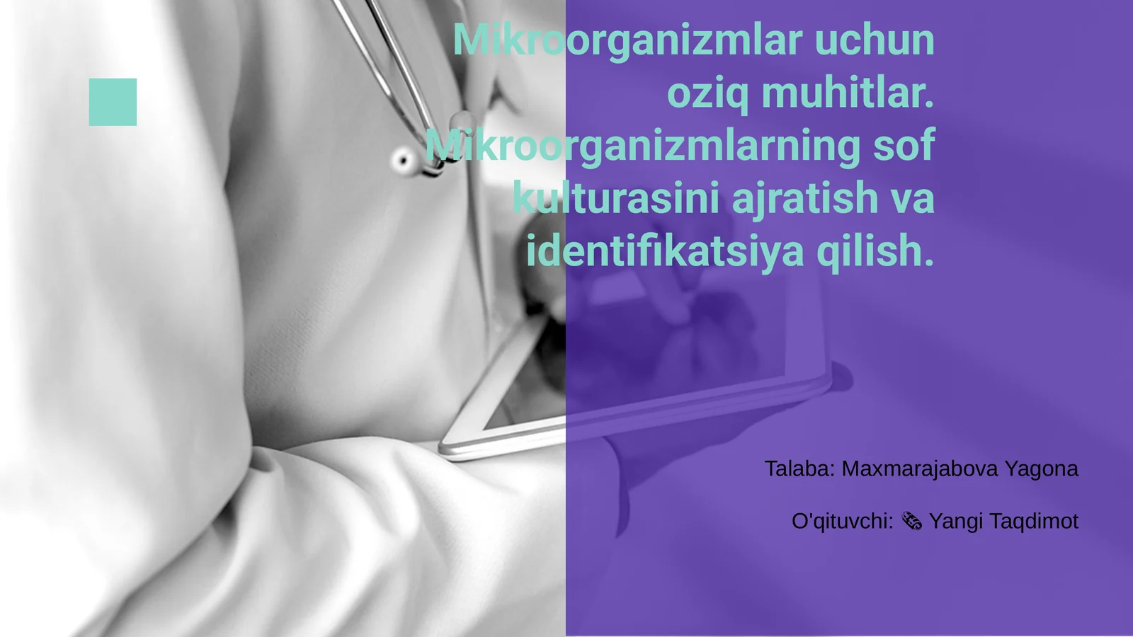 Mikroorganizmlar uchun oziq muhitlar