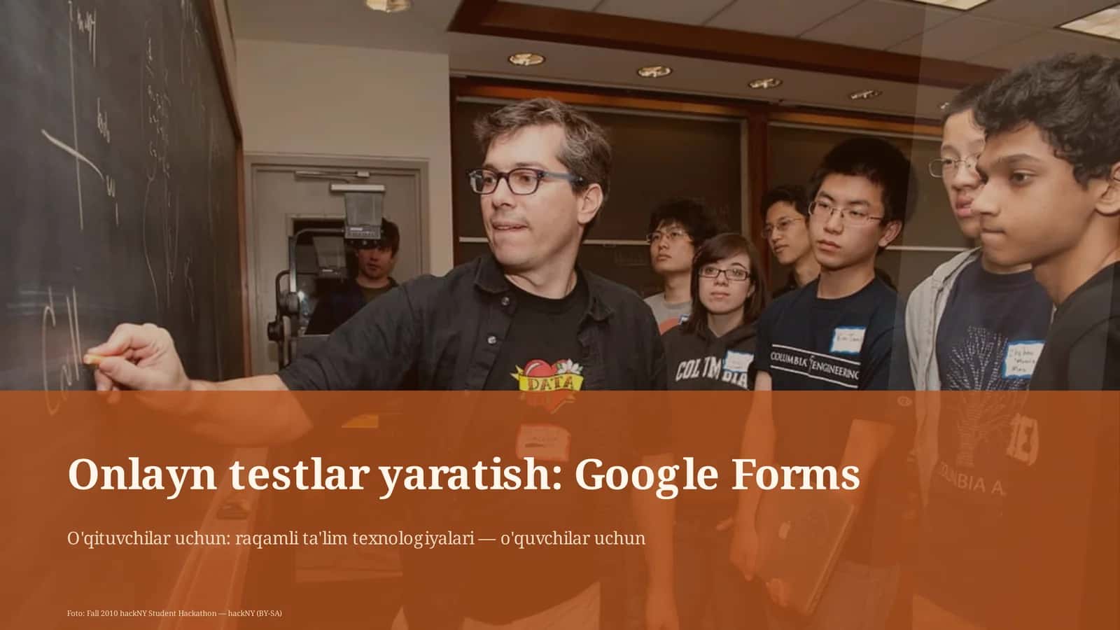 Onlayn testlar yaratish: Google Forms