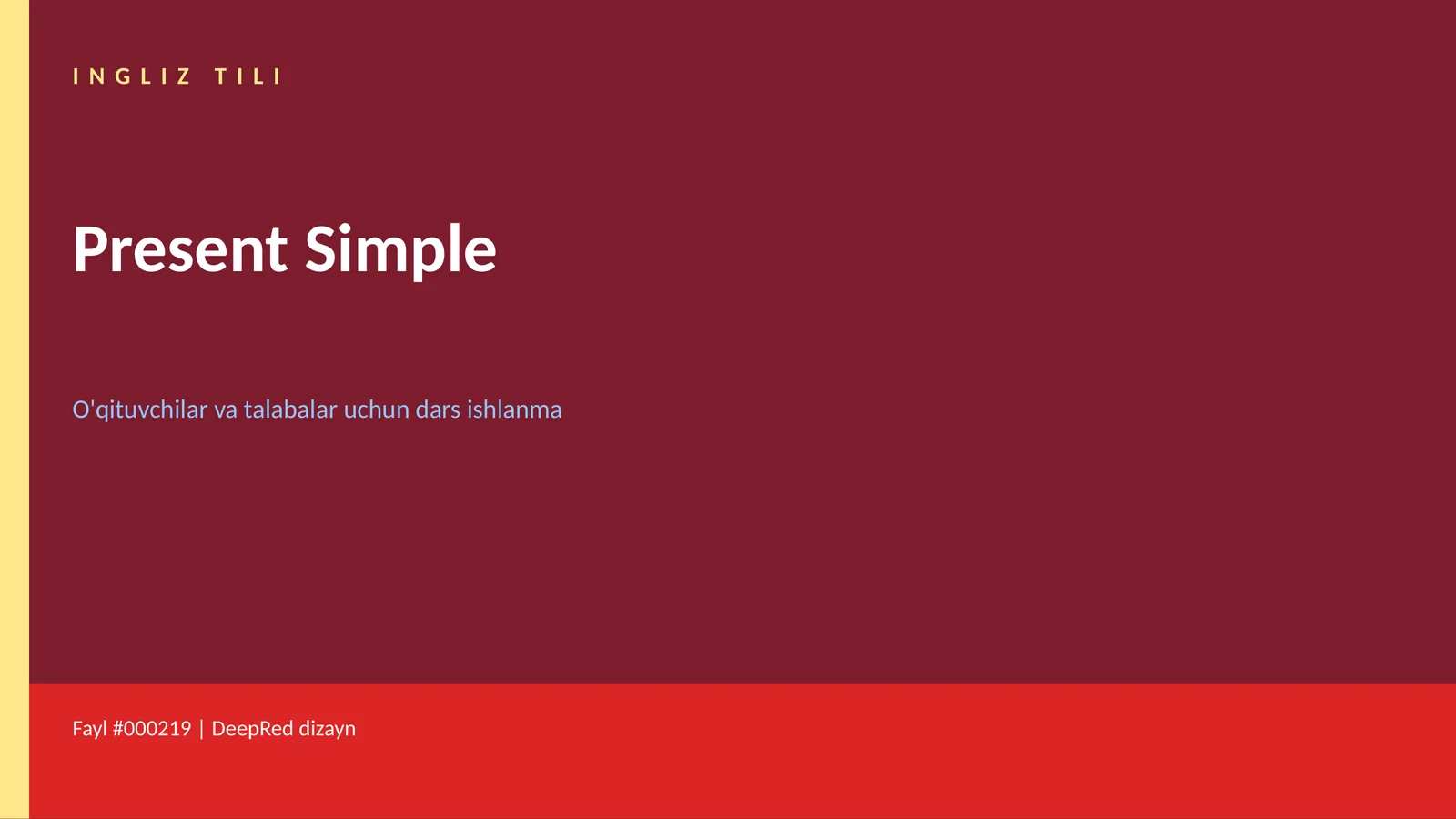 Present Simple