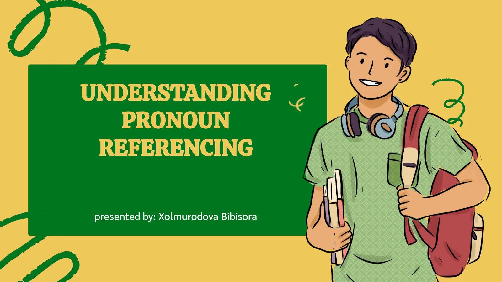 UNDERSTANDING PRONOUN REFERENCING