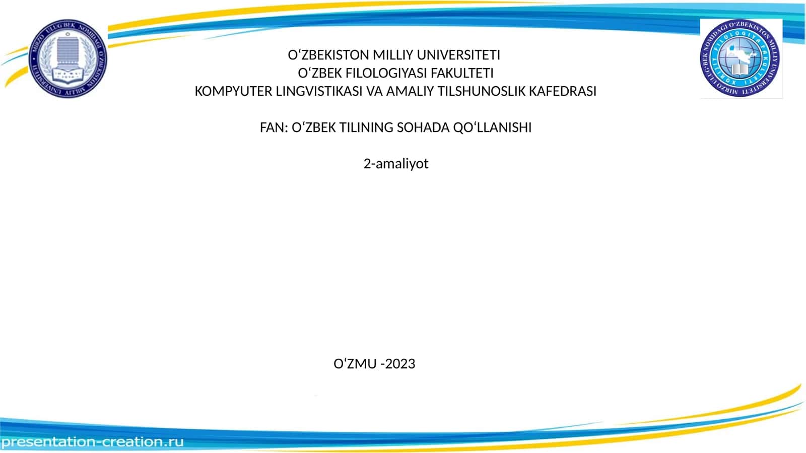 O‘ZBEKISTON VATANIM MANIM