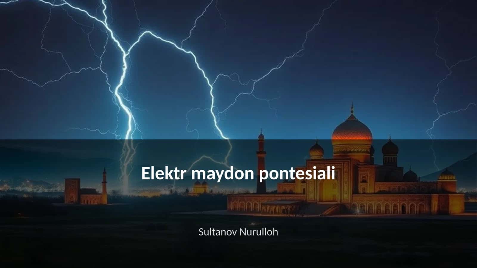 Elektr maydon pontesiali