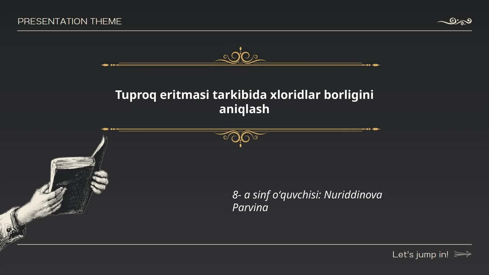 Tuproq eritmasi tahlili