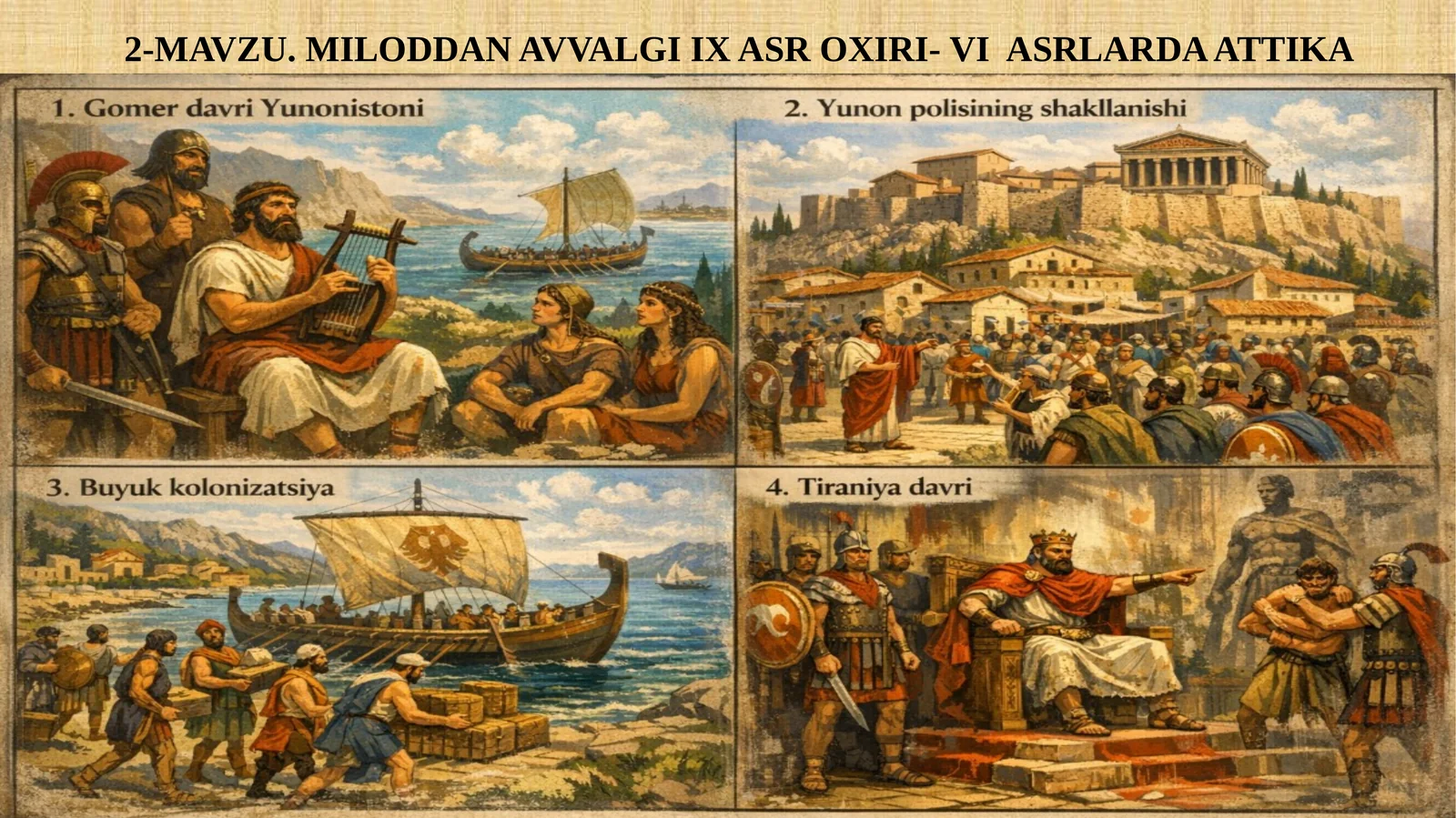 IX asr oxiri- VI asrlarda Attika