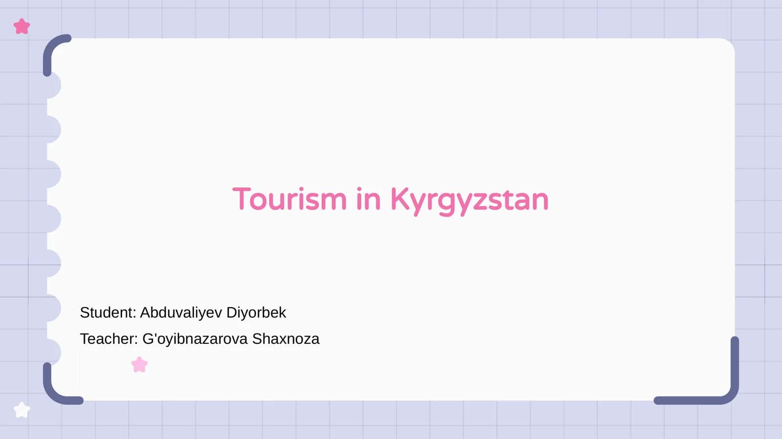 Tourism in Kyrgyzstan