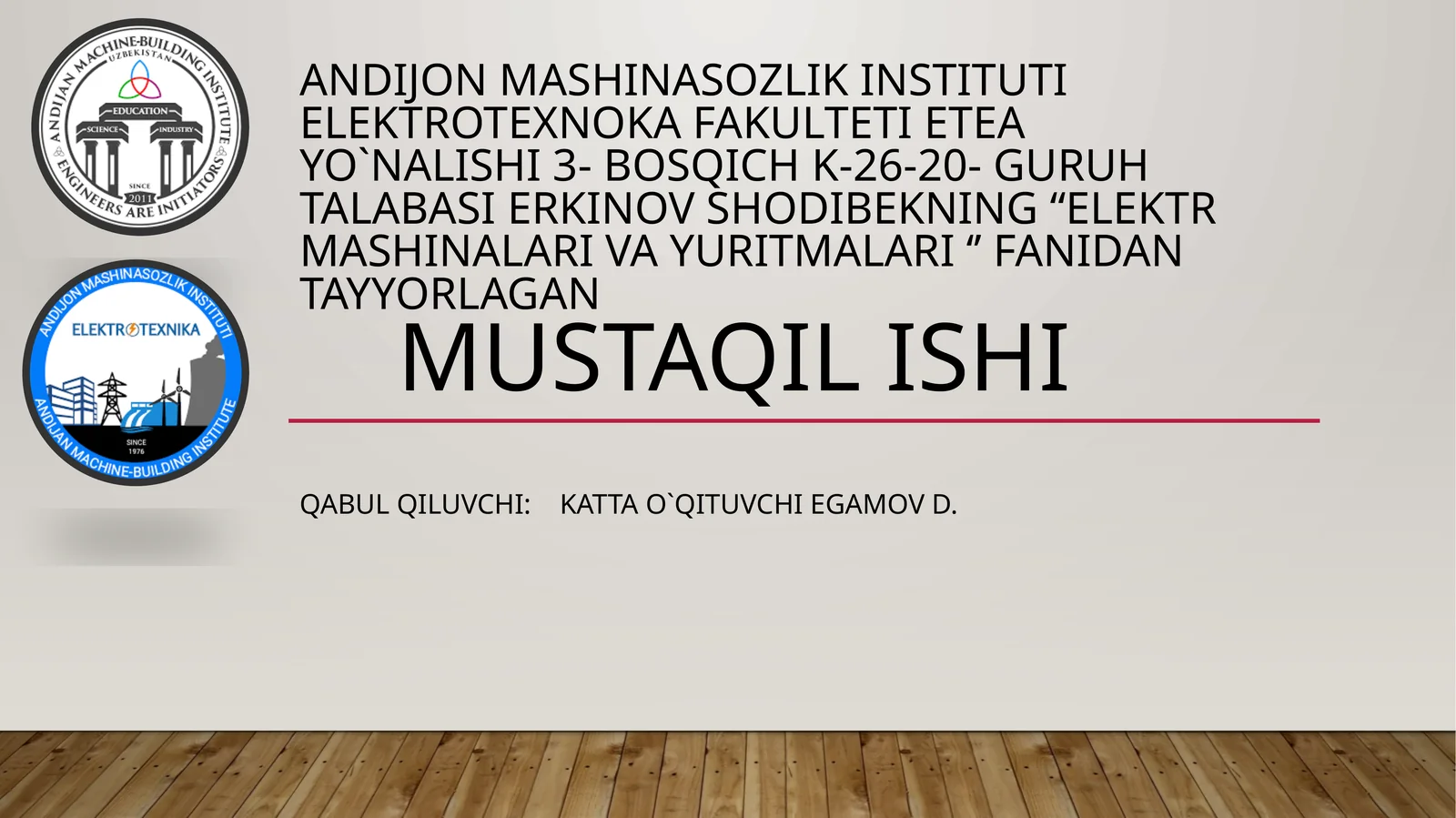 Transformatorning yuksiz ishlash va qisqa tutashuv rejimlarida ro‘y beradigan elektr magnit jarayonlar