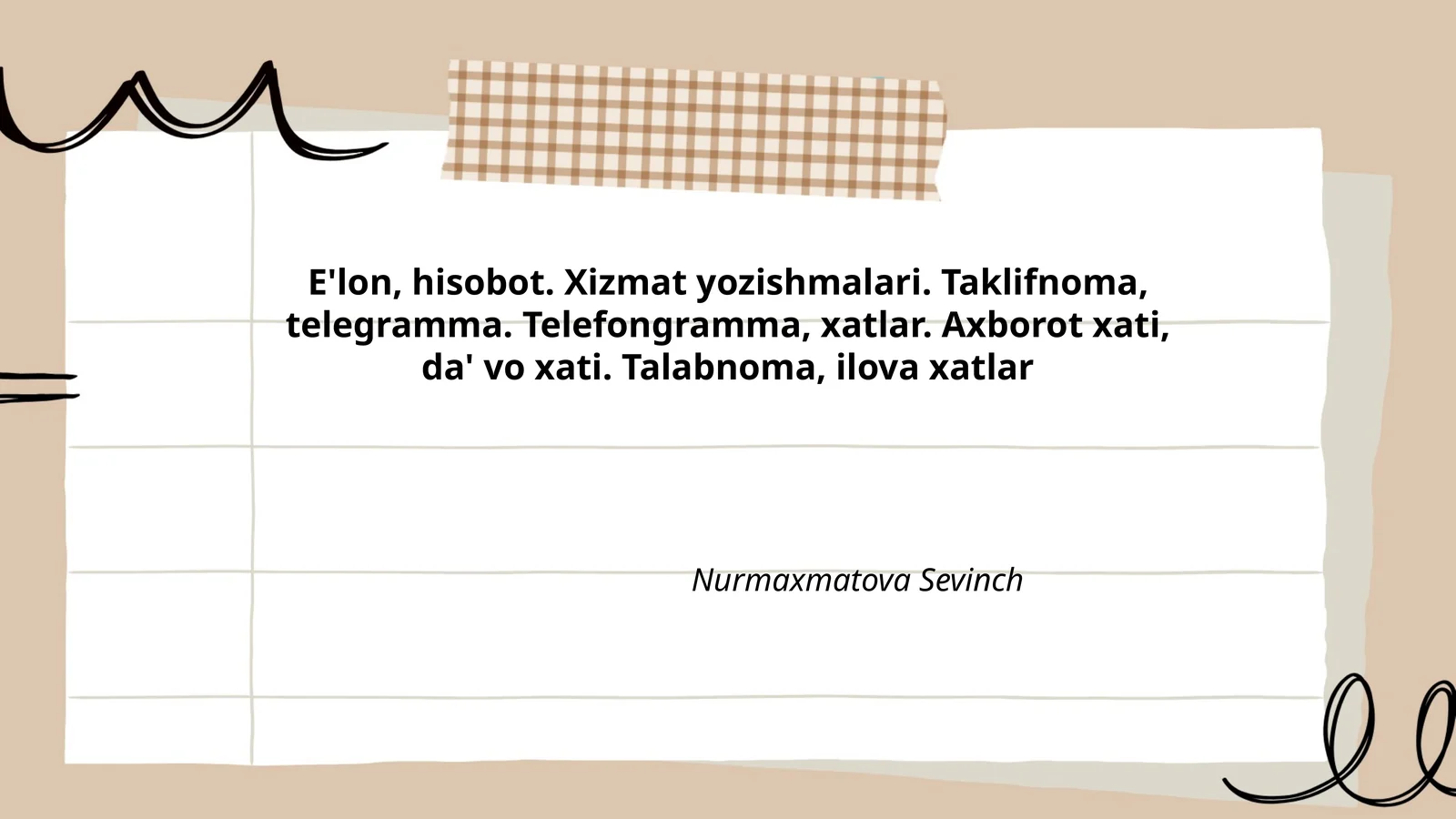 E'lonlar yozish usullari