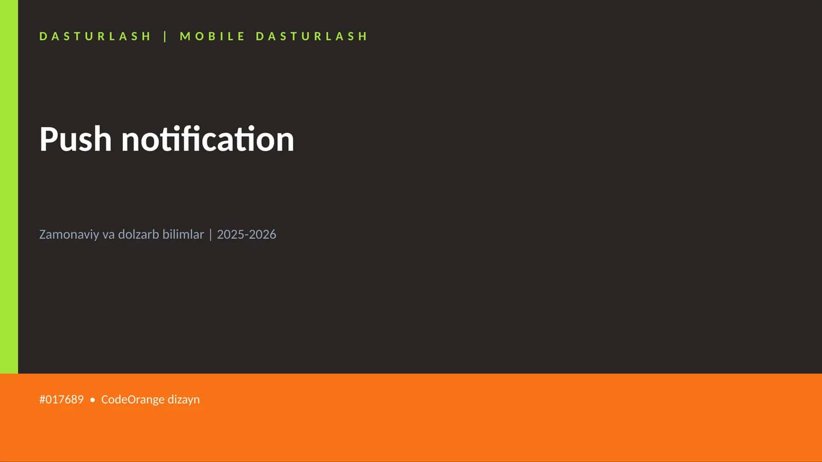 Push notification
