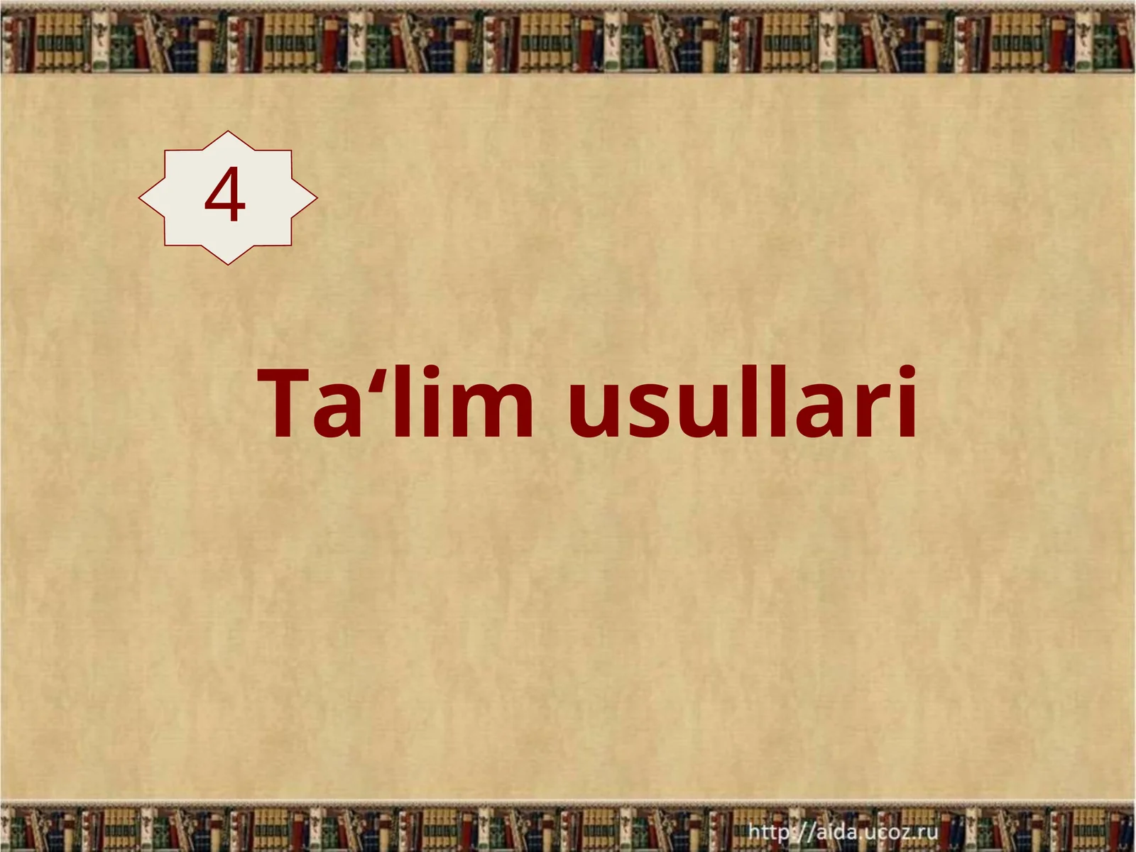 Ta‘lim usullari