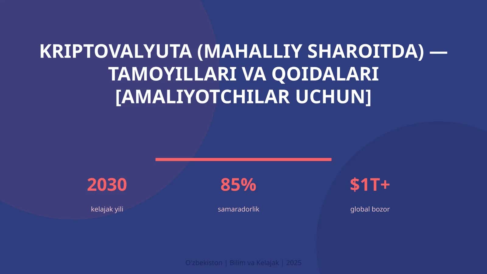 Kriptovalyuta (Mahalliy sharoitda) — Tamoyillari va Qoidalari [Amaliyotchilar uchun]