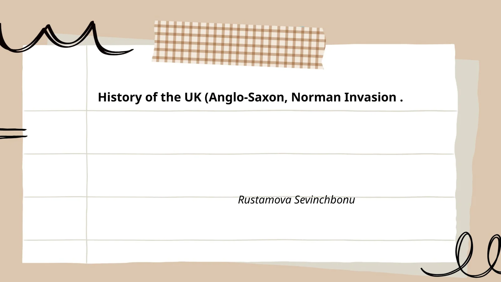History of the UK (Anglo-Saxon, Norman Invasion)