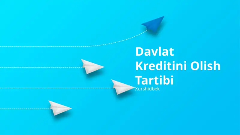 Davlat Kreditini Olish Tartibi