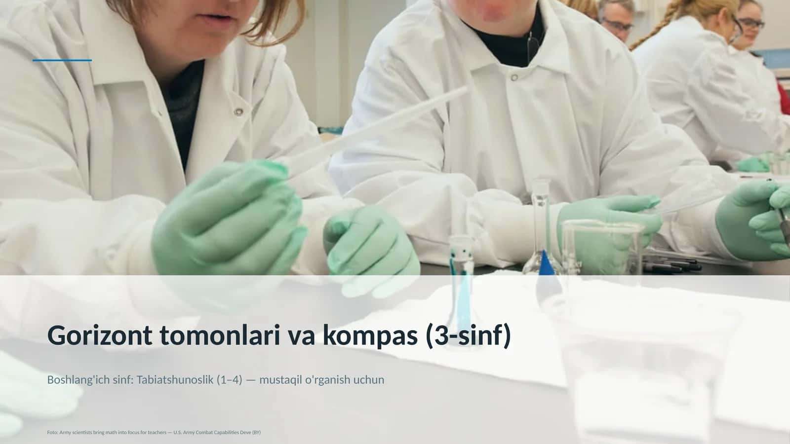 Gorizont tomonlari va kompas (3-sinf)