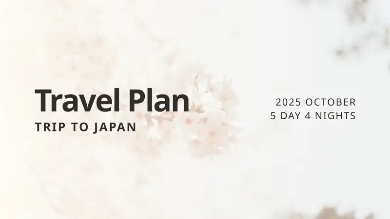 Trip to Japan