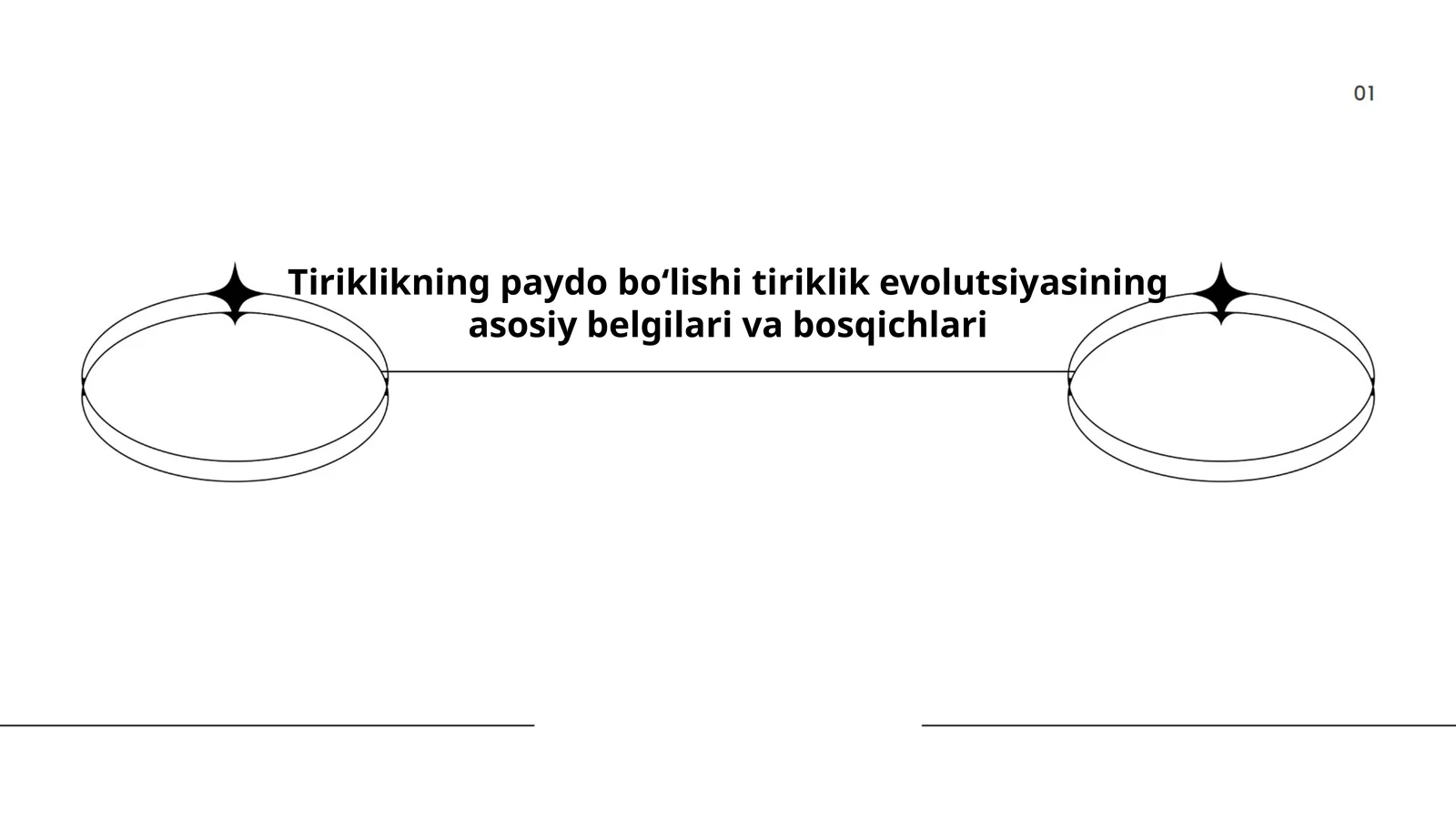 Tiriklikning paydo bo‘lishi