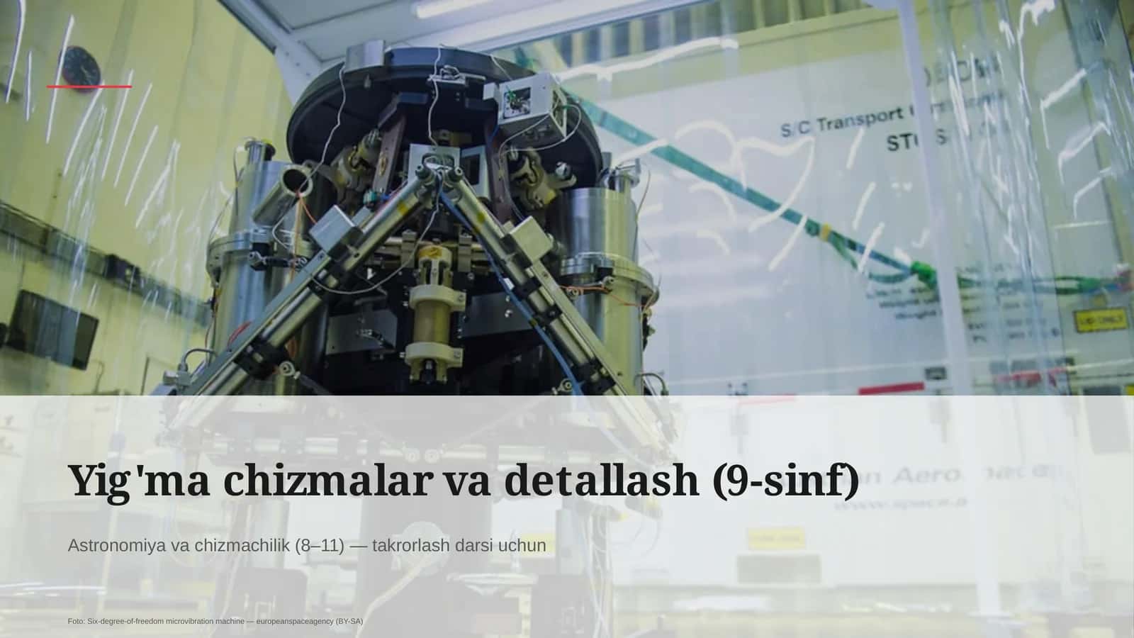 Yig'ma chizmalar va detallash (9-sinf)