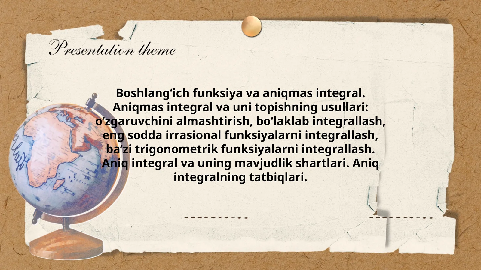 Aniqmas integral