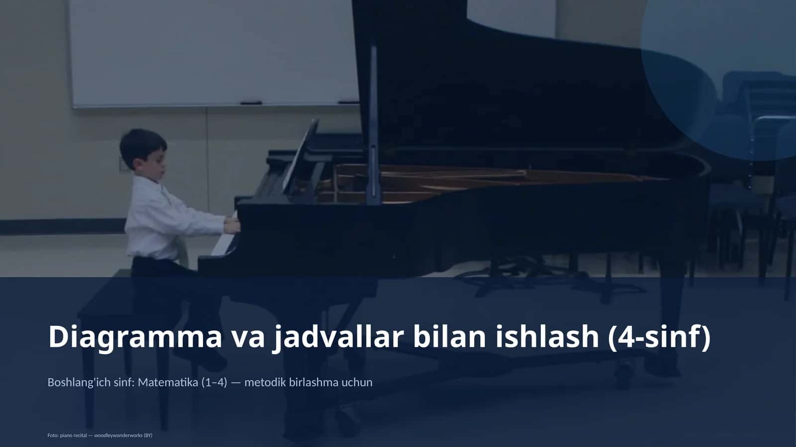 Diagramma va jadvallar bilan ishlash (4-sinf)