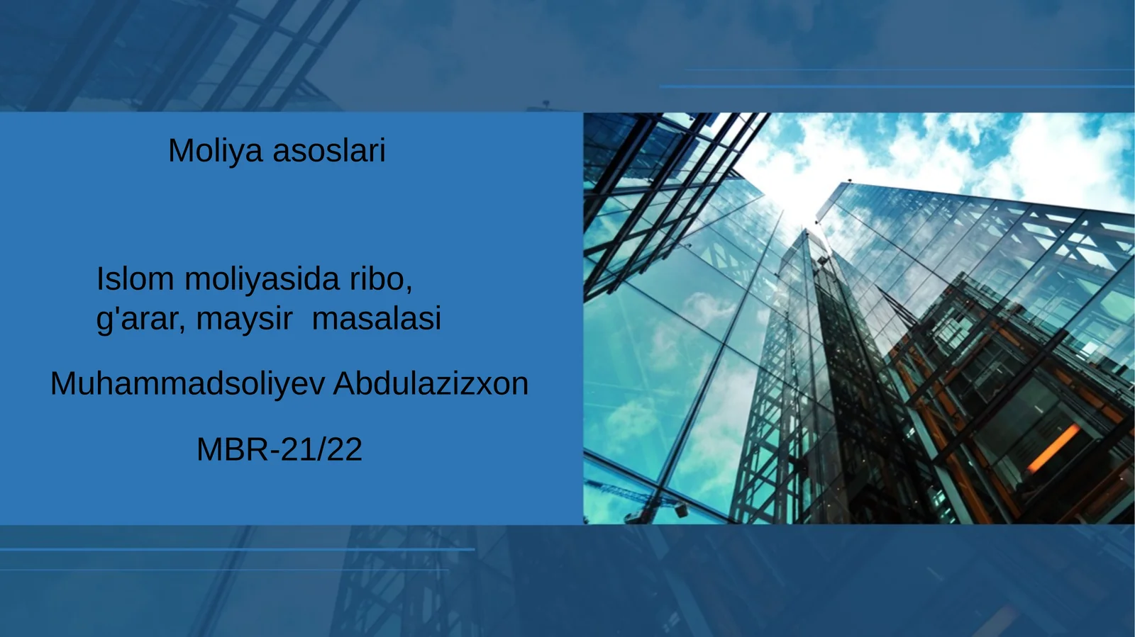 Islom moliyasi ribo, g'arar, maysir masalasi