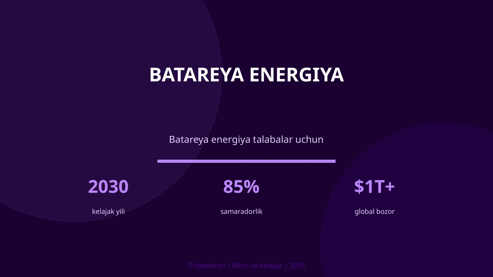 Batareya energiya