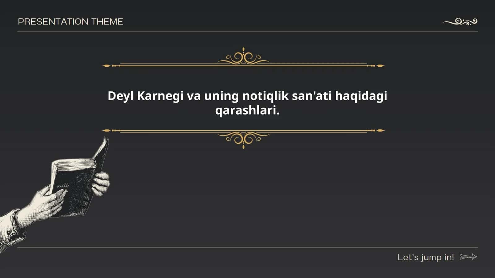 Deyl Karnegi va uning notiqlik san'ati haqidagi qarashlari