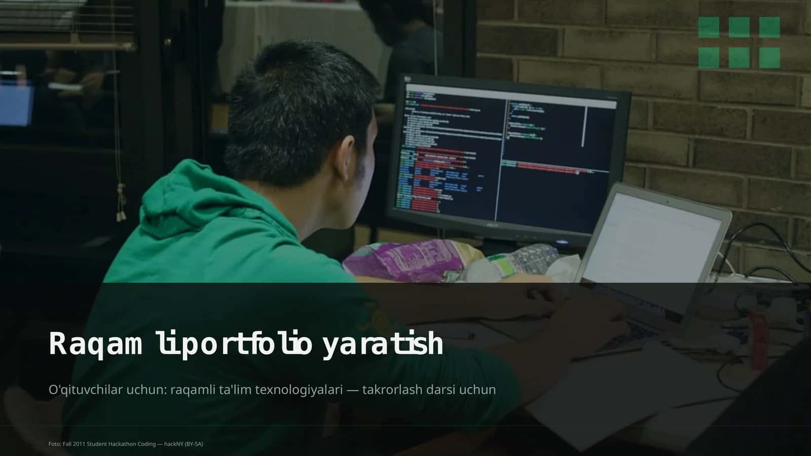 Raqamli portfolio yaratish