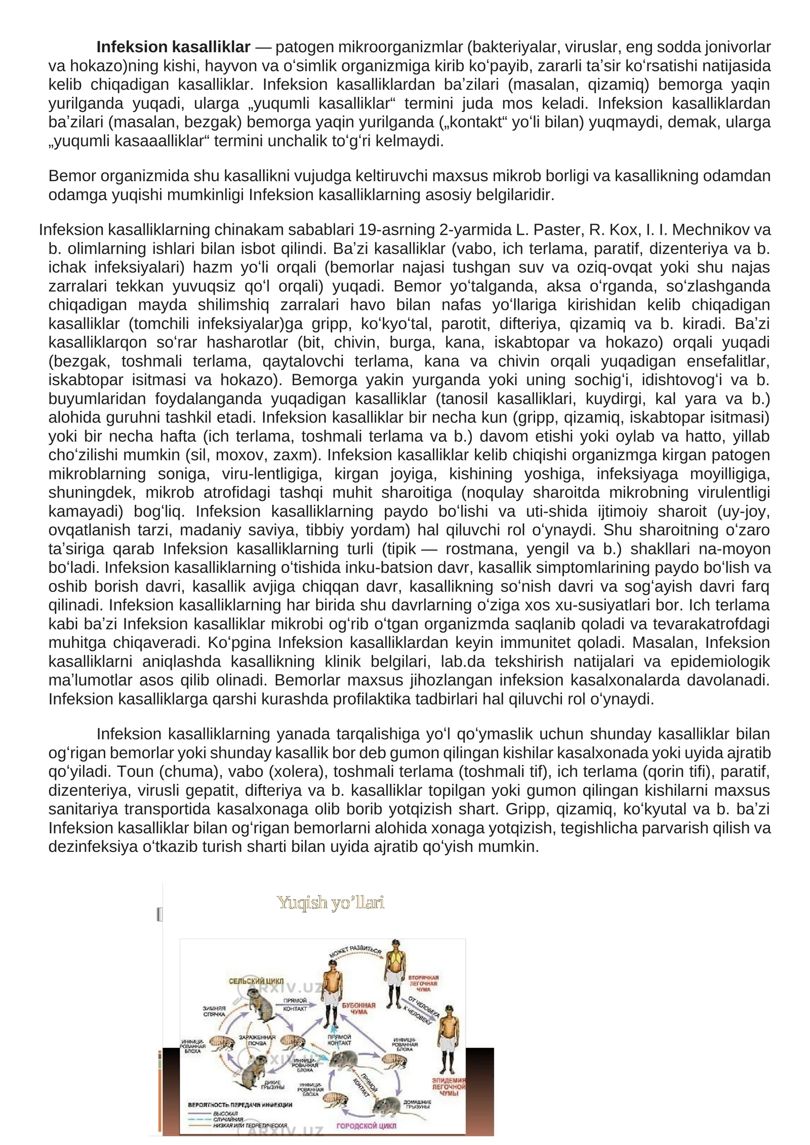 Infeksion kasalliklar