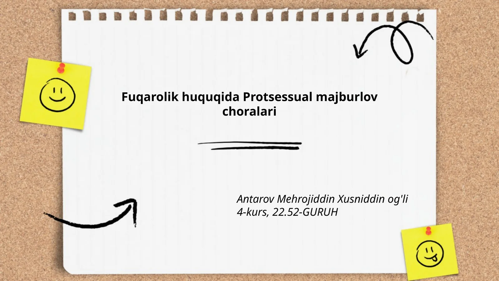 Fuqarolik huquqida Protsessual majburlov choralari