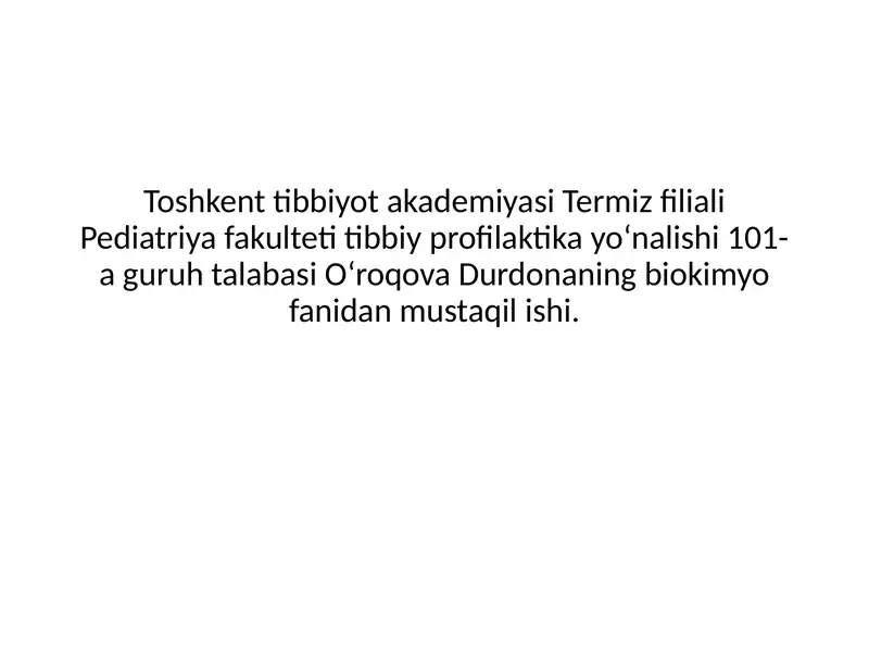 Metabolizm