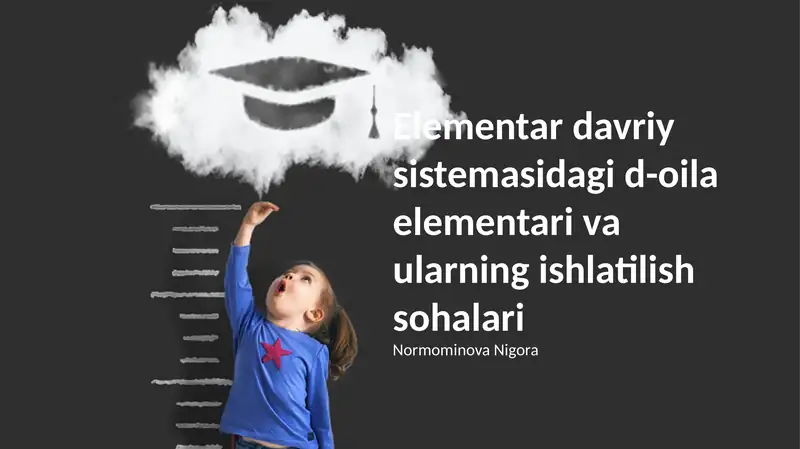 Elementar davriy sistemasidagi d-oila elementari va ularning ishlatilish sohalari