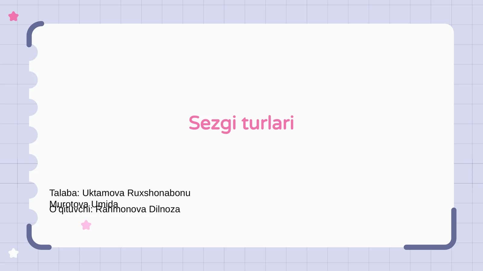 Sezgi Turlari