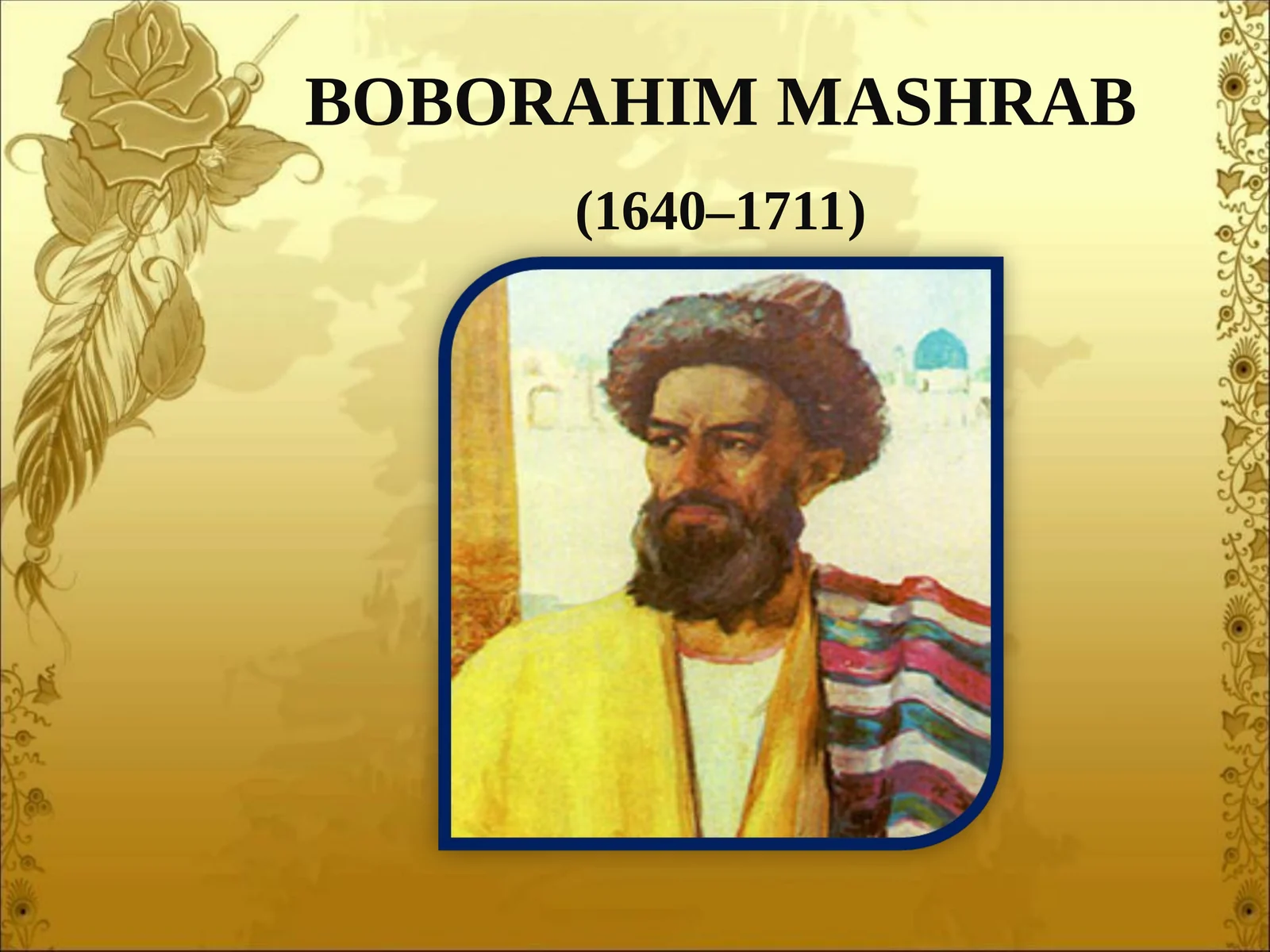 BOBORAHIM MASHRAB