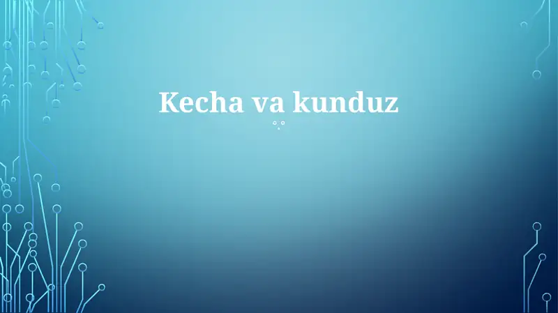 Kun va tun