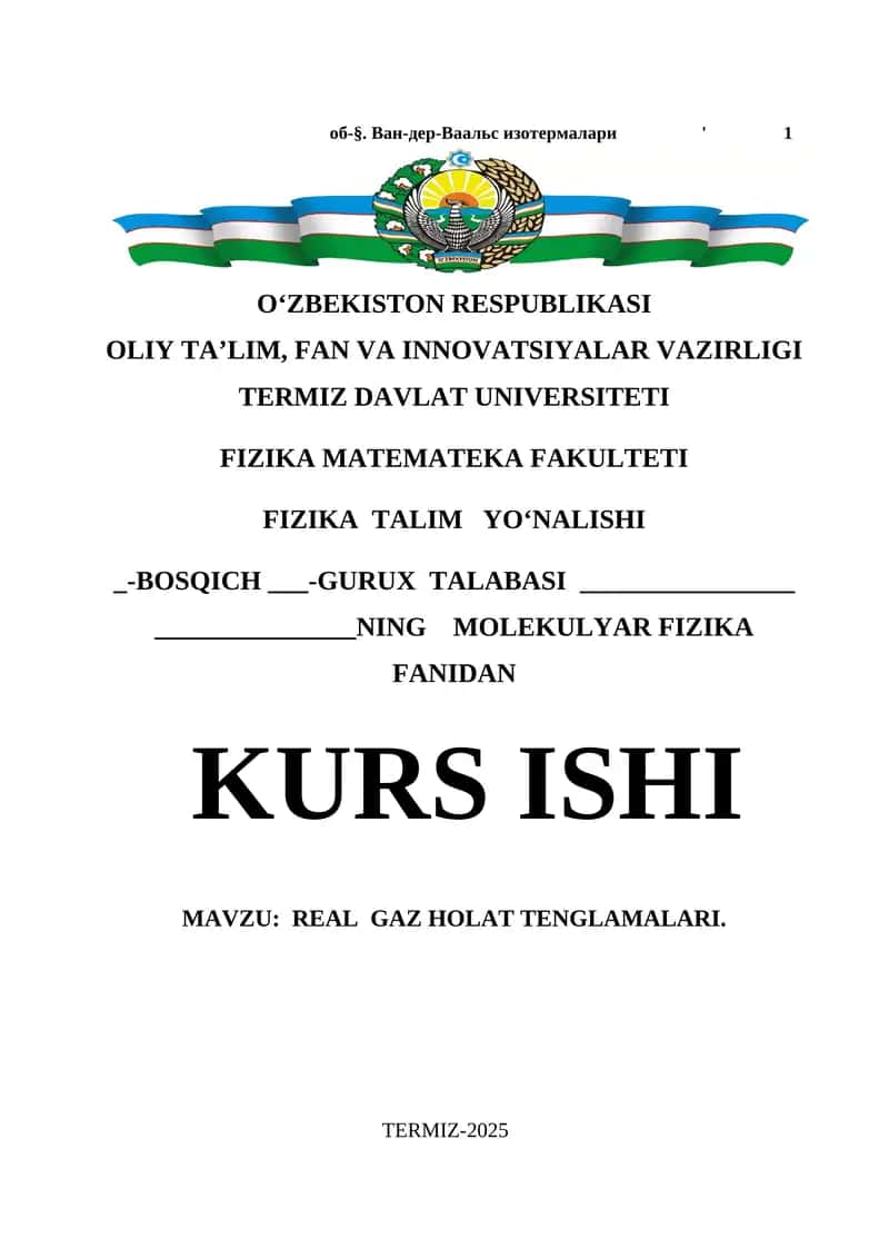 REAL  GAZ HOLAT TENGLAMALARI