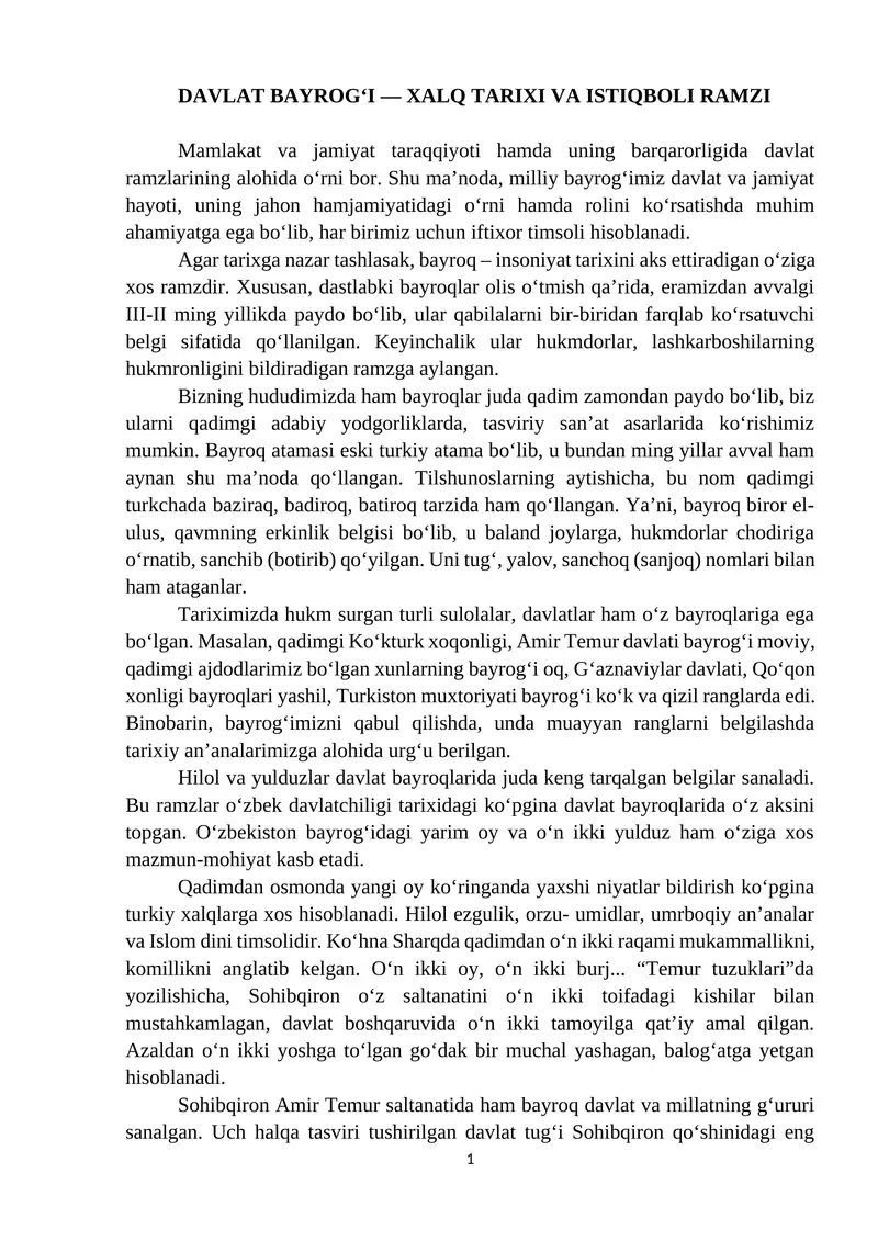 DAVLAT BAYROG‘I