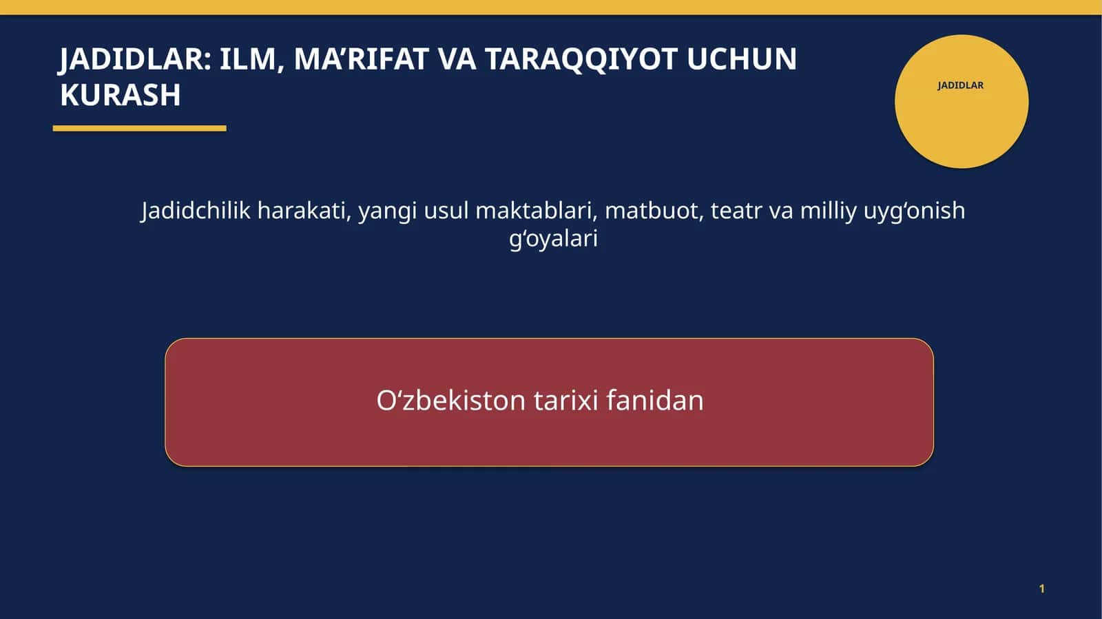 JADIDLAR
