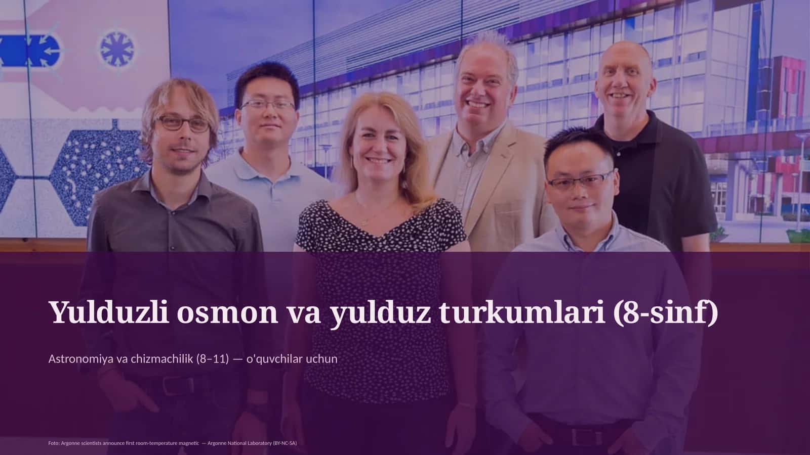Yulduzli osmon va yulduz turkumlari (8-sinf)