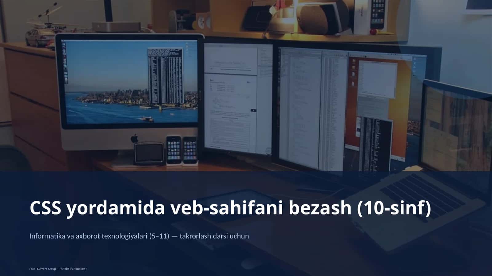Informatika va axborot texnologiyalari (5–11) — takrorlash darsi uchun