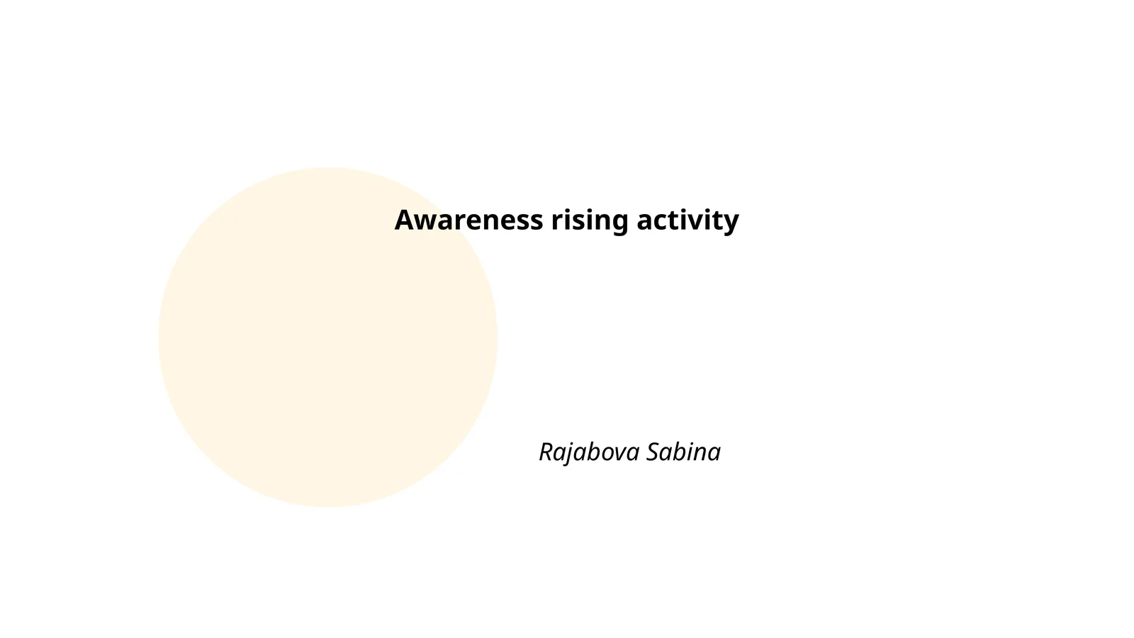 Climate Change Awareness