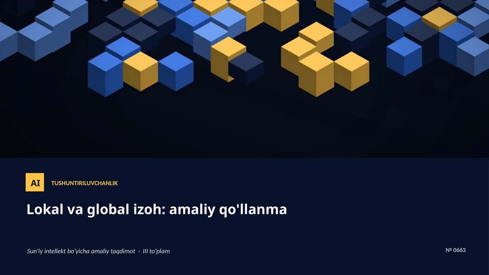 Lokal va global izoh: amaliy qo'llanma