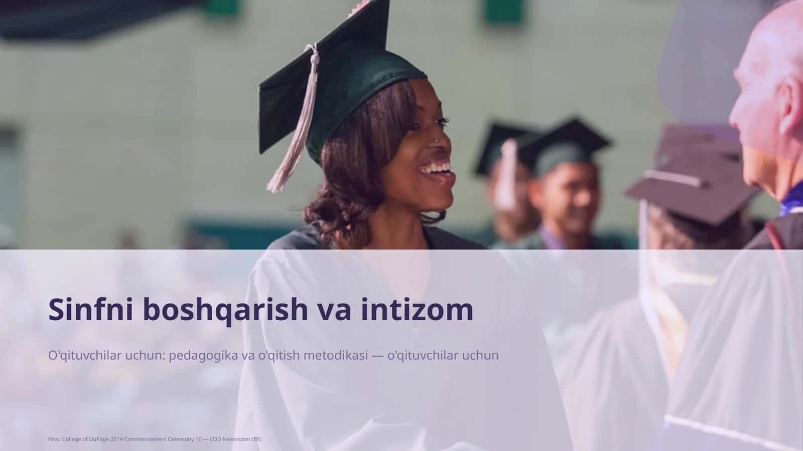 Sinfni boshqarish va intizom