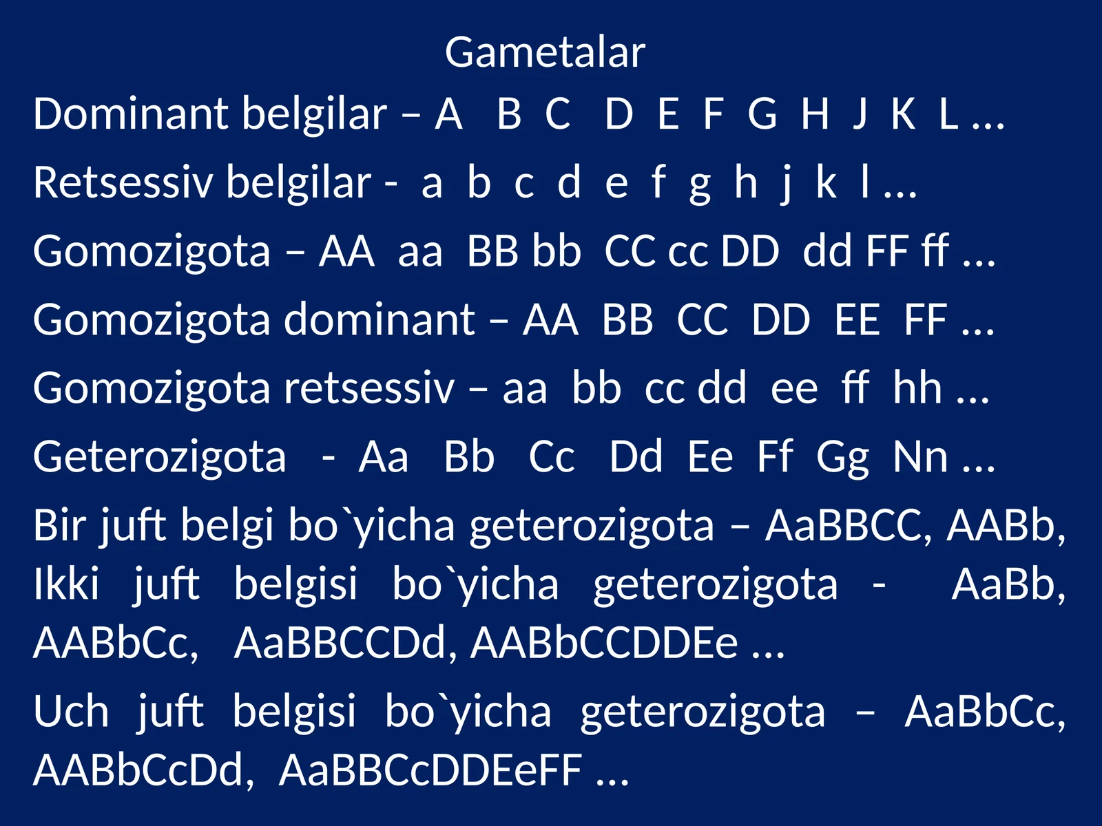 Gametalar