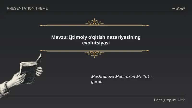 Ijtimoiy o'qitish nazariyasining evolutsiyasi