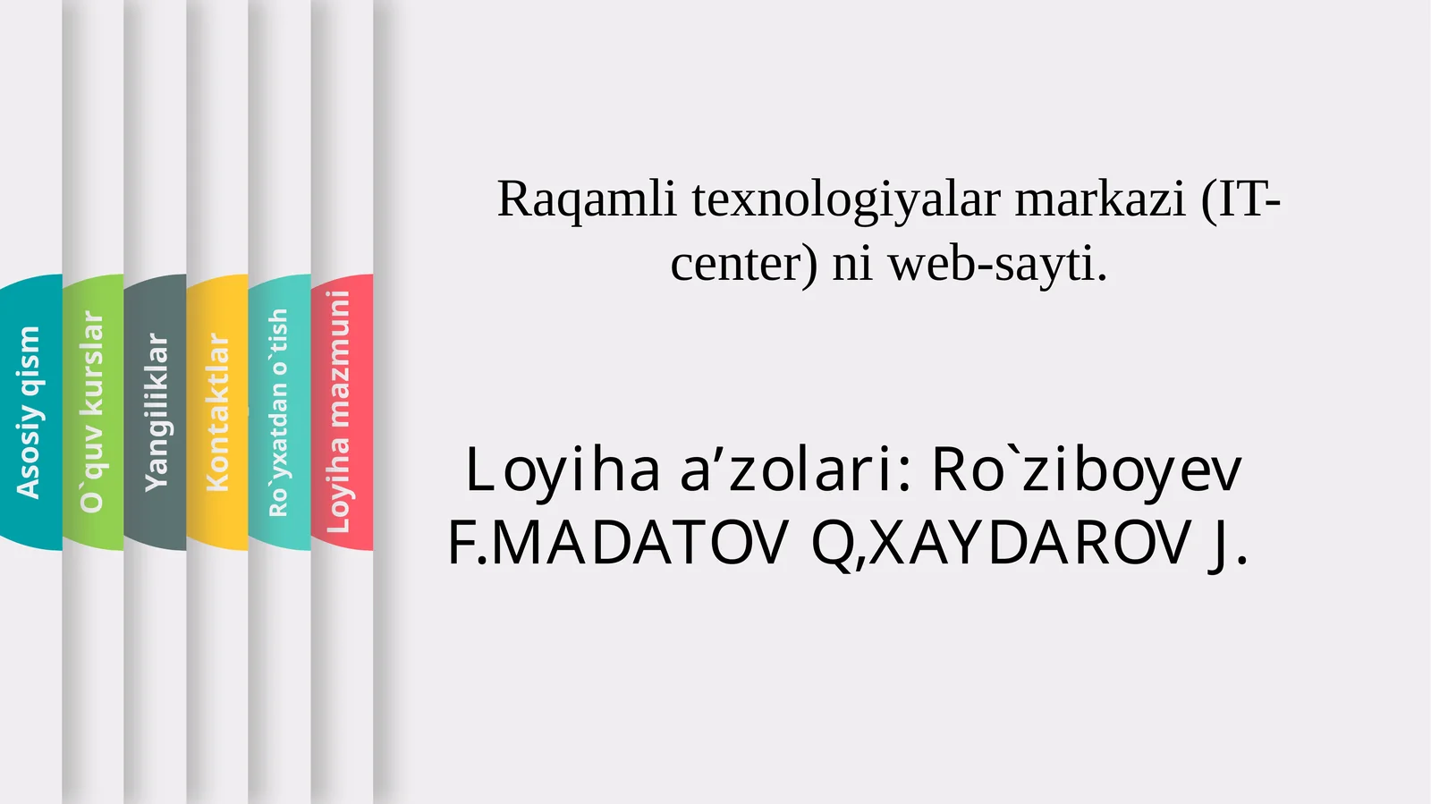 Raqamlar texnologiyalari markazi (IT-center)