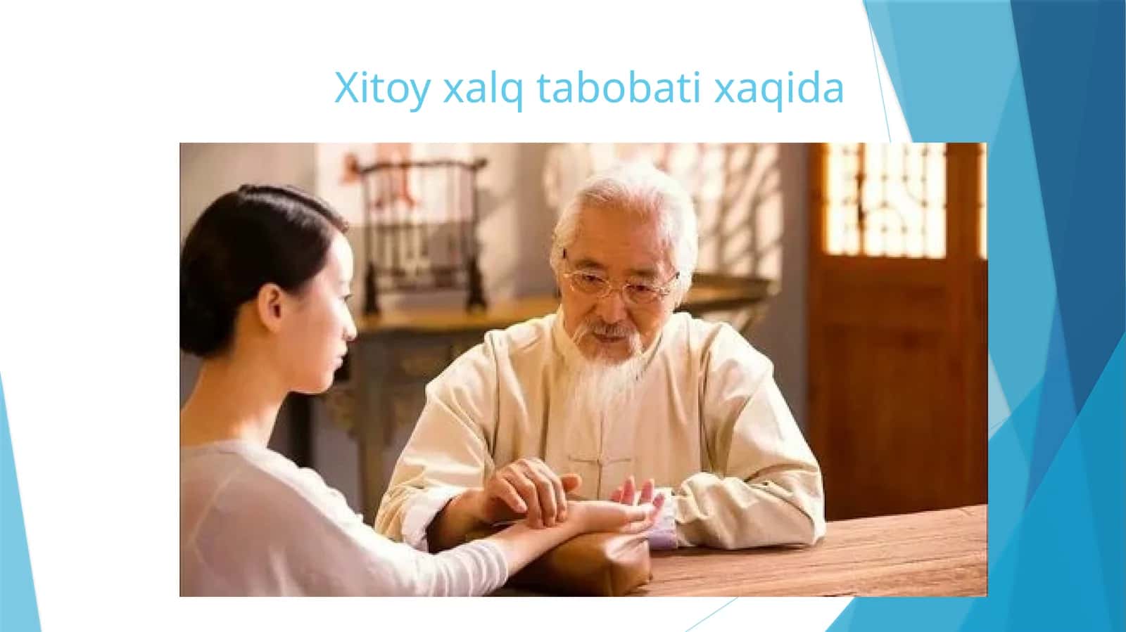 Xitoy xalq tabobati xaqida