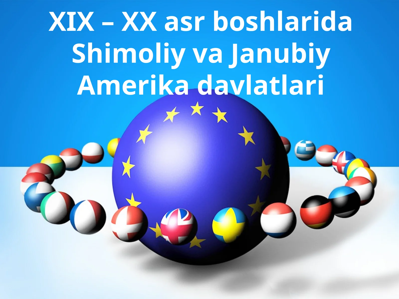 XIX – XX asr boshlarida Shimoliy va Janubiy Amerika davlatlari